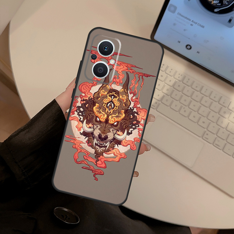 Japan Oni Samurai Mask Case Fo - Oppo Reno 12 review and price