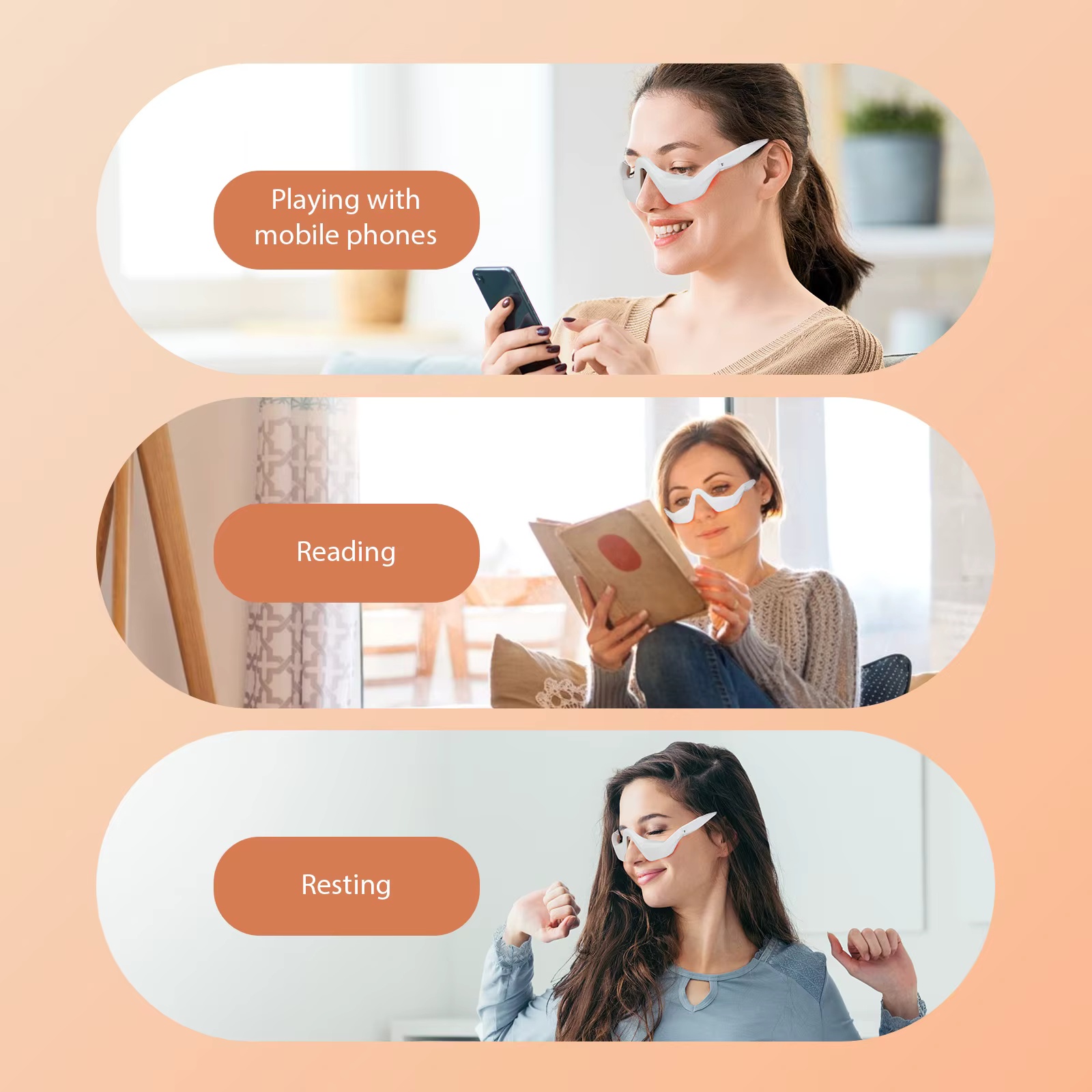 EMS Red Light Eye Massager Gla - Light Therapy Glasses review and price