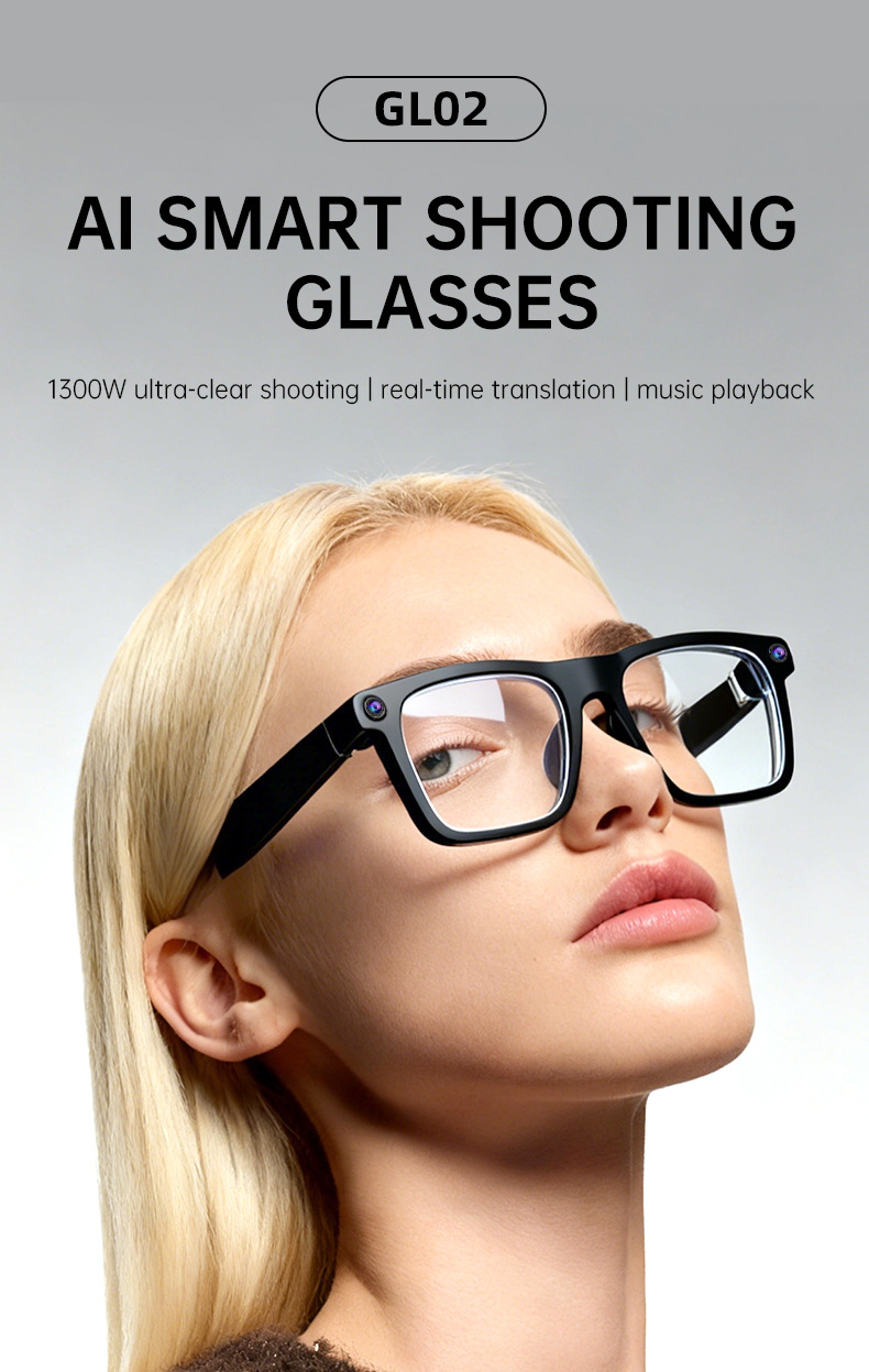 GL02 AI Smart Glasses — 13MP c - Smart Glasses Lens review and price