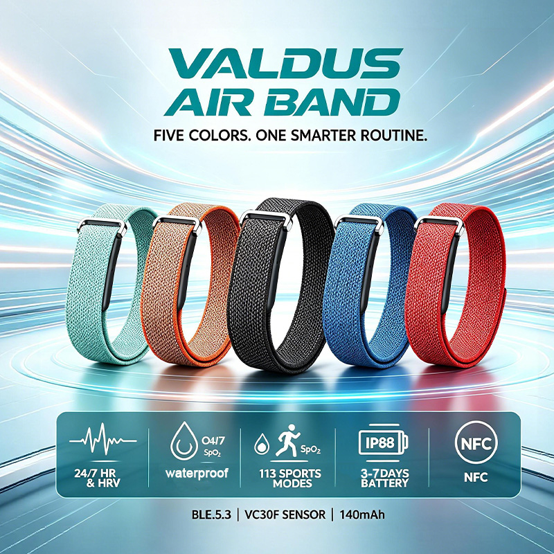 VALDUS Air Band Smart Bracelet - Fall Detection Watch review and price